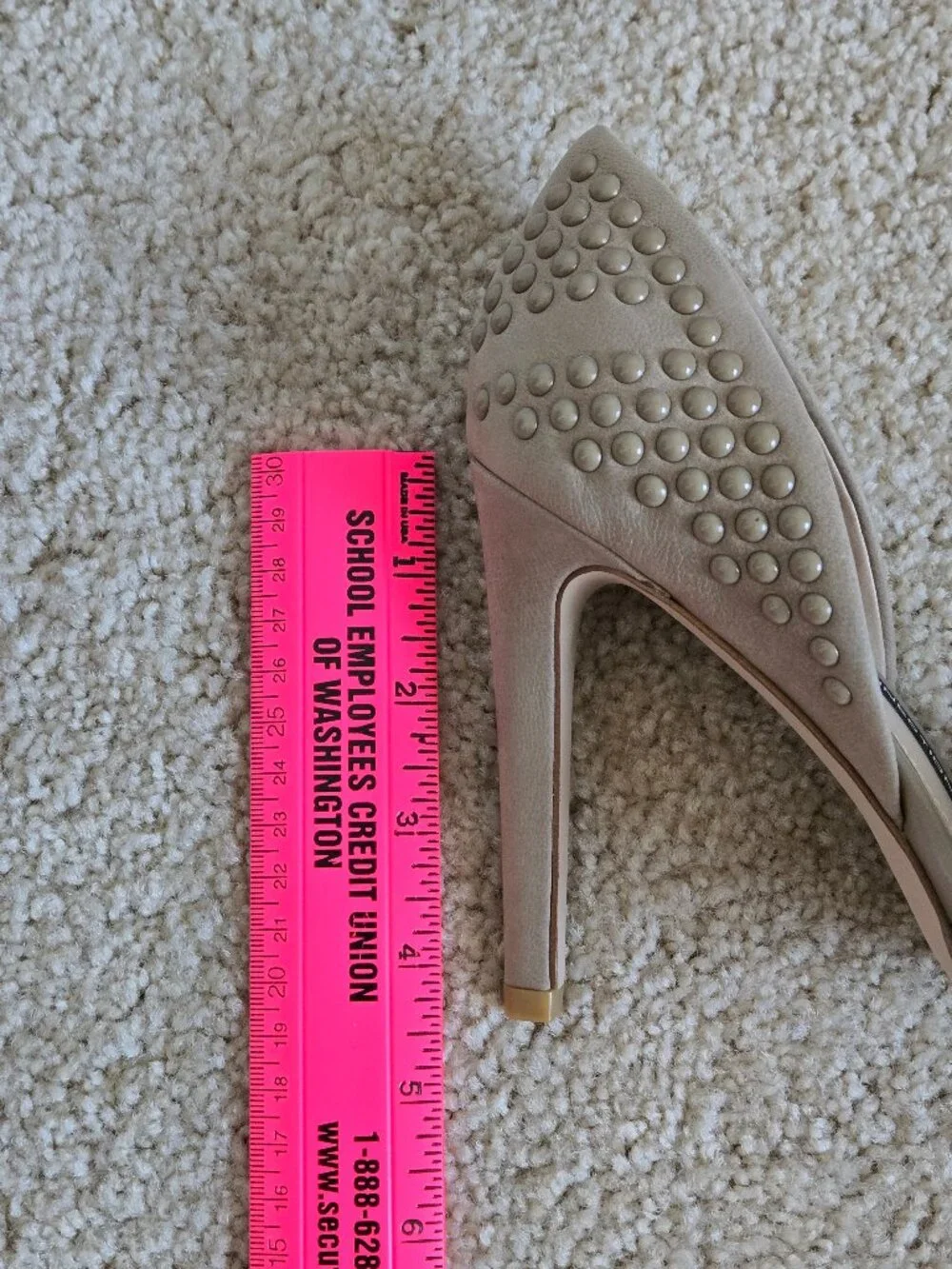French Connection studded high heel pumps/ Maggie